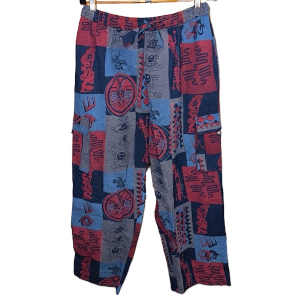 Kala Imports Patchwork Hippy Pants Handmade in Nepal Size 2X/3X NEW
